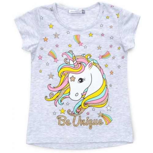 Піжама дитяча Matilda з єдинорогом (12269-3-128G-gray)