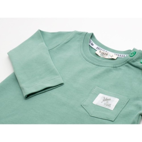 Кофта дитяча Breeze з кишенькою (20826-74B-green)