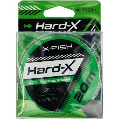 Флюорокарбон X-Fish Hard-X 20m (clear) 0.55mm 14.00kg (1917.03.91)