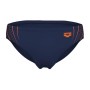 Плавки Arena Double Graphic Swim Briefs 010951-705 темно-синій, помаранчевий 85 (3468337766315)