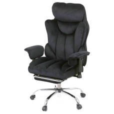 Офісне крісло Аклас Бамбетель RL 10093H (Оксамит Чорний) (00158596)