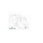 Гірка для купання Tega Baby антиковзка OWLS white (SO-003-103)