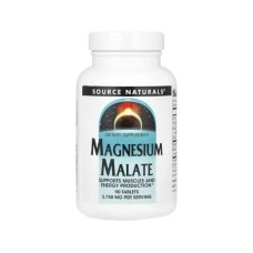 Вітамінно-мінеральний комплекс Source Naturals Малат магнію, малат магнію, 90 таблеток (SN0261)