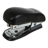 Степлер Buromax пластиковий МІНІ, 10 аркушів, (скоби №24; 26), 60 x 25 x 35 мм, чорний (BM.4216-01)
