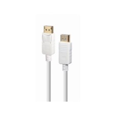 Кабель мультимедійний DisplayPort M to DisplayPort M 1.8m V1.2 Cablexpert (CC-DP2-6-W)