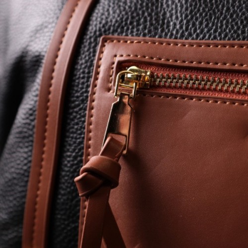 Сумка Vintage З натуральної шкіри Чорна (22303)