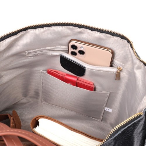 Сумка Vintage З натуральної шкіри Чорна (22303)