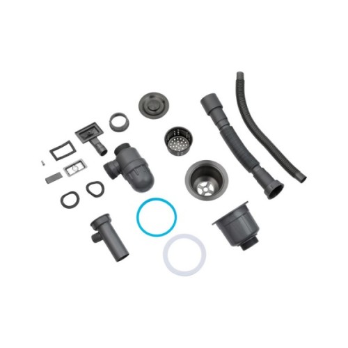 Мийка кухонна Kroner PVD Schwarze-4050HM (CV035374)