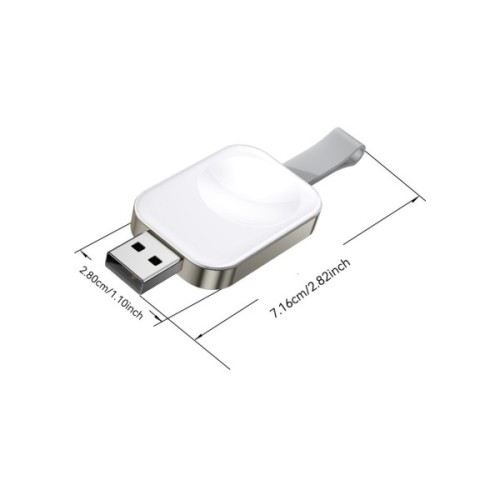 Зарядний пристрій Essager Wireless charger for smart watch USB white (EWXA-YB02-Z)