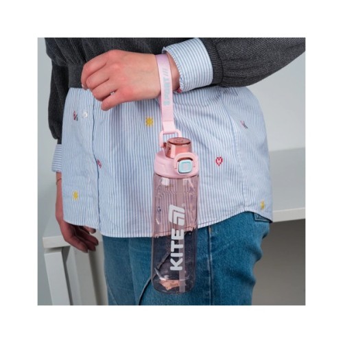 Поїльник-непроливайка Kite 800 мл, рожева (K25-1211-3)