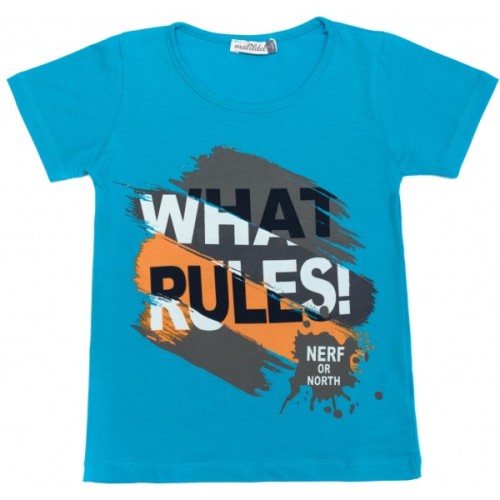 Піжама дитяча Matilda "WHAT RULES!" (M12264-4-164B-blue)