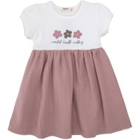 Плаття дитяче Breeze с муслиновою спідницею (21474-116G-cream)