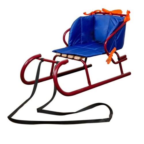 Матрацик в санки Snower синій з помаранчевим (4820211101619)