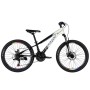 Велосипед Space 24" MARS DD FR рама-11" ST 2026 чорний з білим (OPS-SP-24-059)