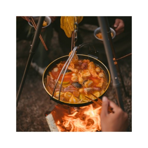 Сковорода туристична Naturehike Сотейник із кришкою CNK2300CJ014 алюміній (6976023925245)