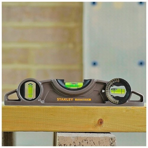 Рівень Stanley FatMax XL TORPEDO, алюмінієвий, 250мм, 3 капсули, магнітний. (0-43-609)