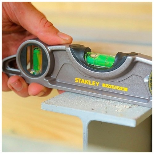 Рівень Stanley FatMax XL TORPEDO, алюмінієвий, 250мм, 3 капсули, магнітний. (0-43-609)