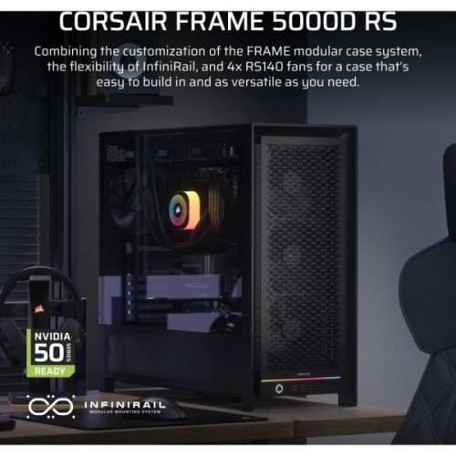 Корпус для ПК Corsair CORSAIR FRAME 5000D RS (4xRS140) (CC-9011307-WW)