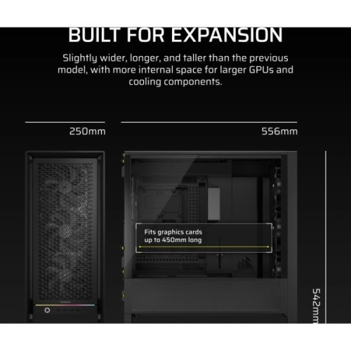 Корпус для ПК Corsair CORSAIR FRAME 5000D RS (4xRS140) (CC-9011307-WW)