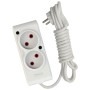 Мережевий подовжувач TECCO 3м 2 поста white (8681277841118)