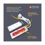 Мережевий подовжувач TECCO 3м 2 поста white (8681277841118)