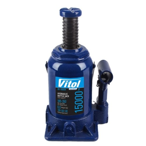 Домкрат Vitol DB-15002H/JX107S, телескопічний, гідравлічний, 15т, min 185мм, max 350мм (DB-15002H)