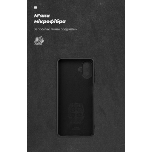 Чохол до мобільного телефона Armorstandart ICON Samsung A08 4G Camera cover Black (ARM92507)