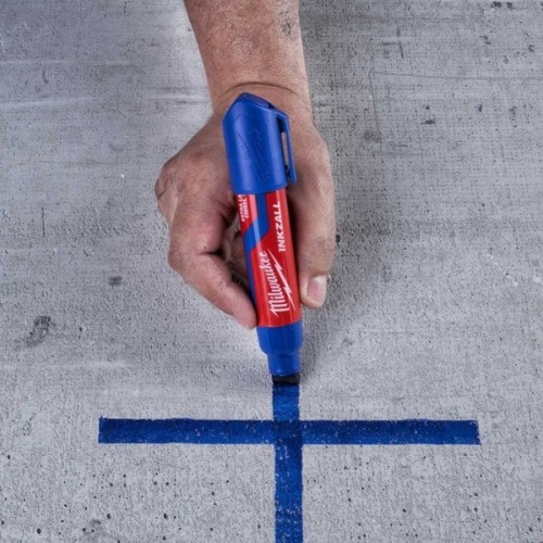 Маркер Milwaukee INKZALL для будмайданчика супер-великий XL синій (4932471561)