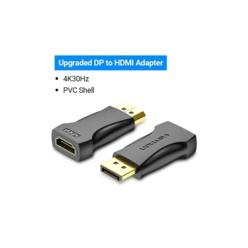 Перехідник DisplayPor M to HDMI F v.2.0 4K 60Hz PVC Vention (HBPB0)