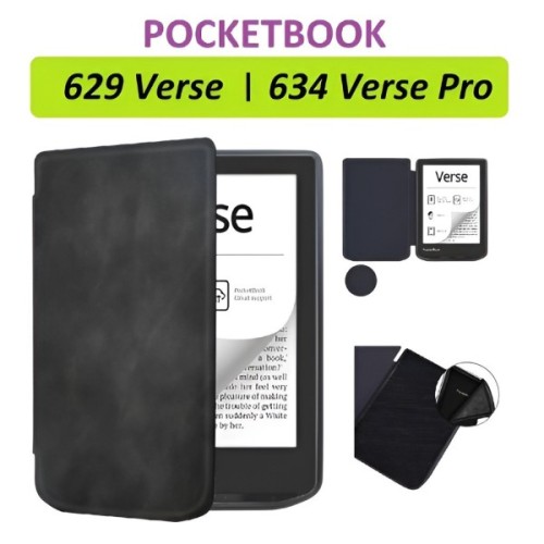 Чохол до електронної книги BeCover Smart Case PocketBook 629 Verse / 634 Verse Pro 6" Black (710450)