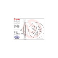 Гальмівний диск Brembo 09.B504.11