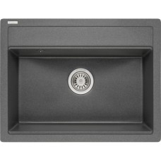 Мийка кухонна GRANADO ARTES grafito з сифоном (gr3609)