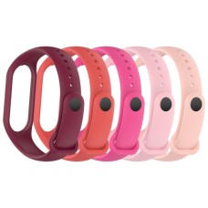 Ремінець до фітнес браслета Armorstandart комплект 5шт Xiaomi Mi Band 7/6/5 New Style Pink Punch (ARM75066)