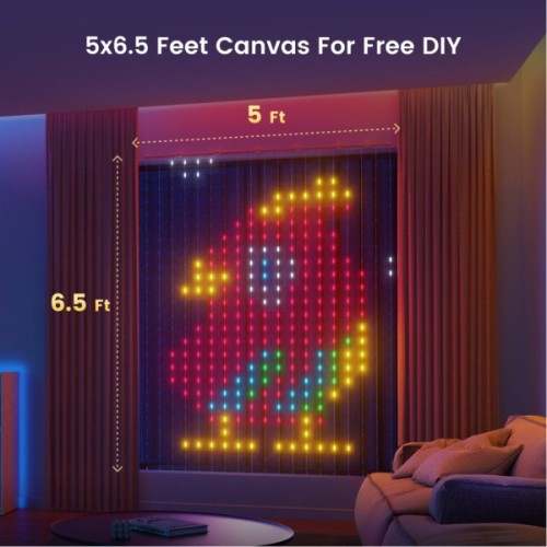 Гірлянда Yeelight RGBIC штора Yeelight Curtain light strip 1.52 м (YLYDD-0053)