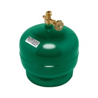 Побутовий газовий балон Voltronic Golden Lion 2кг (4,8л) + пальник 20354 Green (GL-GBG-2k-48L)