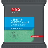 Серветки для прибирання PRO service Віскозні Зелені 10 шт. (4823071658590)