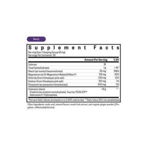 Вітамінно-мінеральний комплекс Seeking Health Електроліти, ягідний смак, Optimal Electrolyte, 192 гр (SKH-52030)