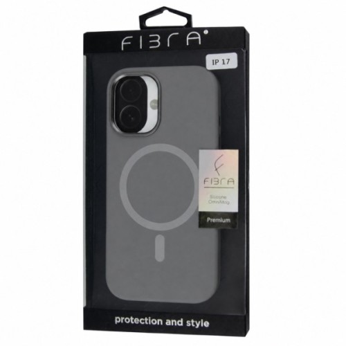 Чохол до мобільного телефона BeCover FIBRA Silicone OmniMag Apple iPhone 17 Gray (716199)