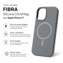 Чохол до мобільного телефона BeCover FIBRA Silicone OmniMag Apple iPhone 17 Gray (716199)