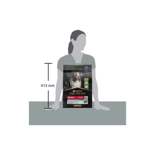 Сухий корм для собак Purina Pro Plan Medium з чутливим травленням (ягня) 3 кг (7613035214798)
