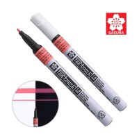 Маркер Sakura Pen-Touch Червоний, флуоресцентний, тонкий (FINE) 1мм (084511322721)