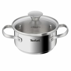 Каструля Tefal Minis, з кришкою,1л, нержавіюча сталь, скло (H8743155)