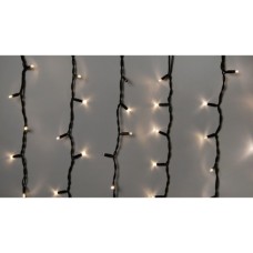 Гірлянда Delux ICICLE flash 108LED 2 х 1 м теплий білий / чорний IP44 EN (90012947)