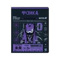 Зошит Kite предметний Cyber 48 аркуші, клітинка, фізика (K25-240-22)