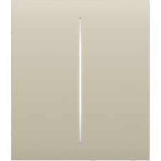 Накладна панель Ajax CenterButton 2-gang/ivory