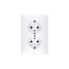 Розетка Simon SCHUKO, біла (CGSZ2/11)