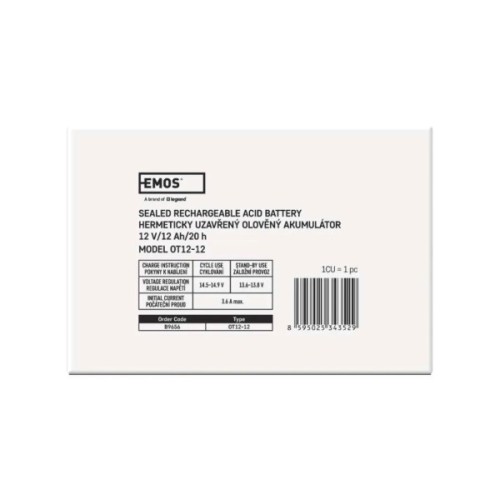 Батарея до ДБЖ EMOS 12V 12Ah (B9656)