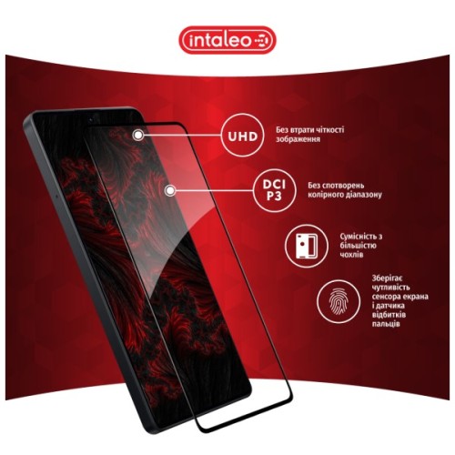 Скло захисне Intaleo Full Glue Xiaomi Redmi Note 14S 4G Black (1283126620836)
