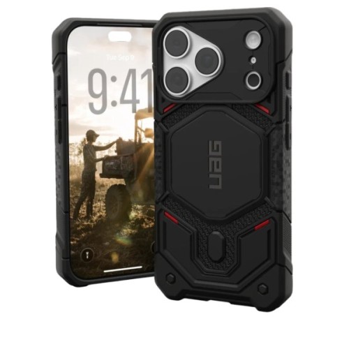 Чохол до мобільного телефона UAG Monarch Pro Magsafe iPhone 18 Pro Kevlar Black (114569113940)