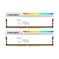 Модуль пам'яті для комп'ютера DDR4 16GB (2x8GB) 3200 MHz Onyx White RGB Prologix (PRO16GB3200YWR4K)